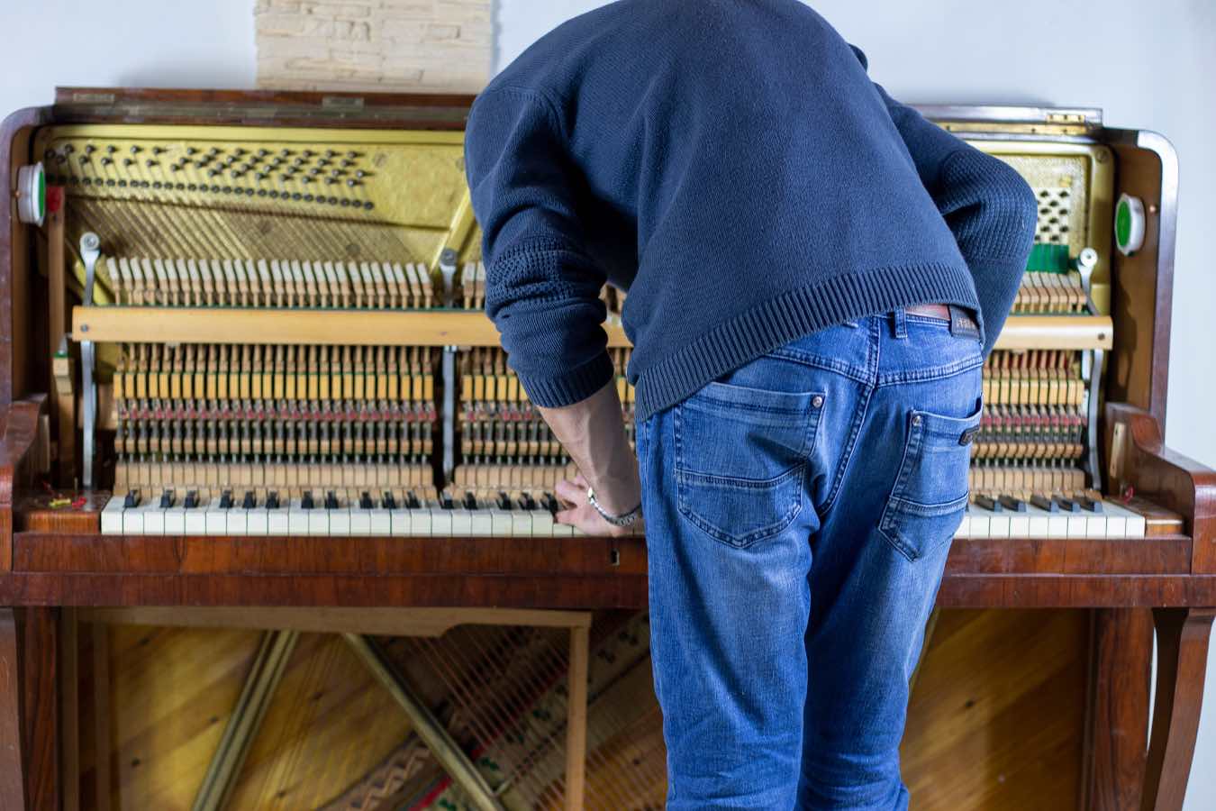 image du démontage d'un piano